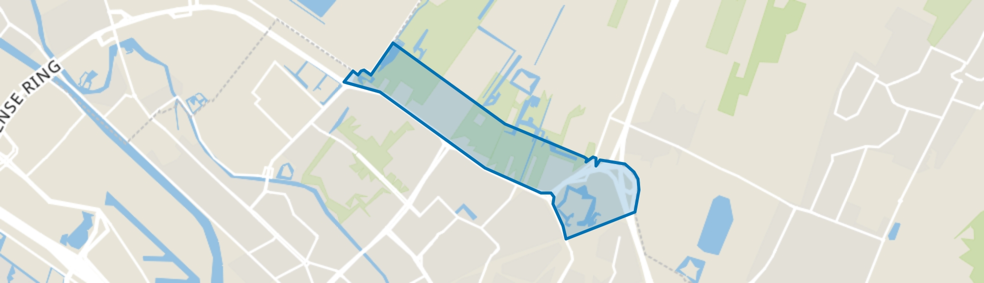 Poldergebied Overvecht, Utrecht map