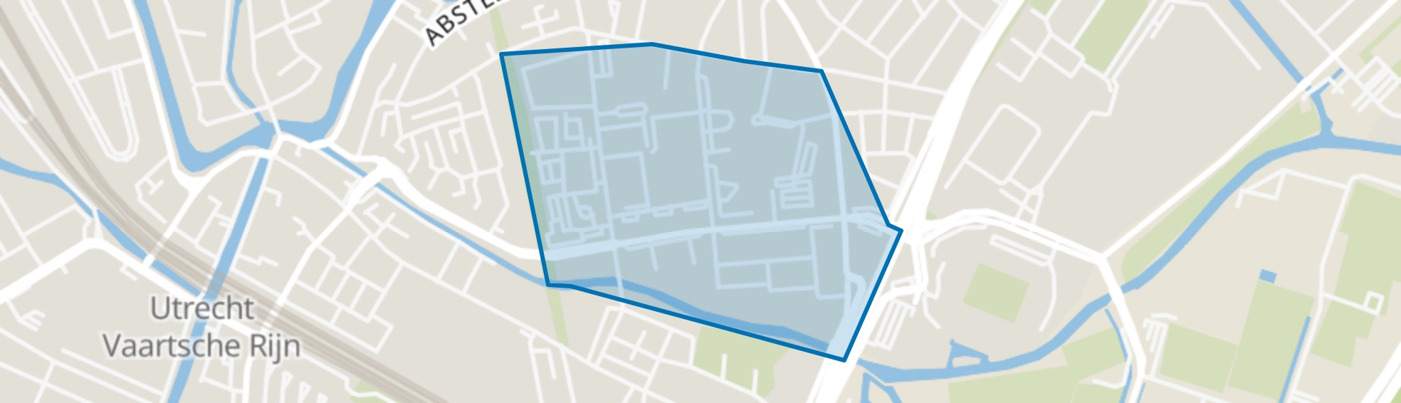 Rubenslaan en omgeving, Utrecht map