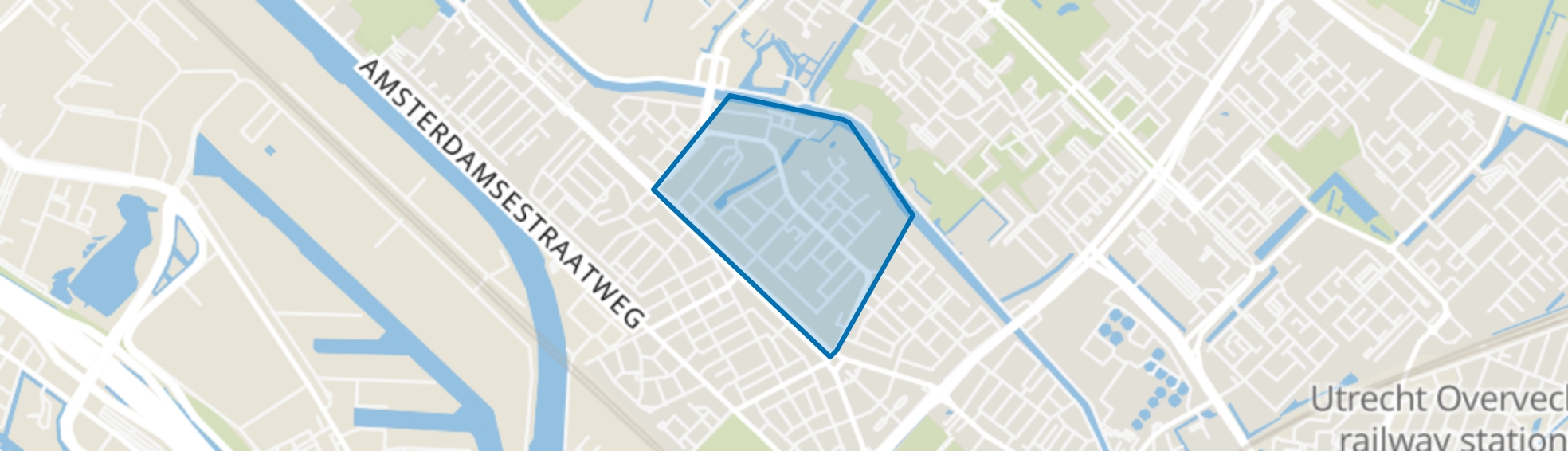 Schaakbuurt en omgeving, Utrecht map