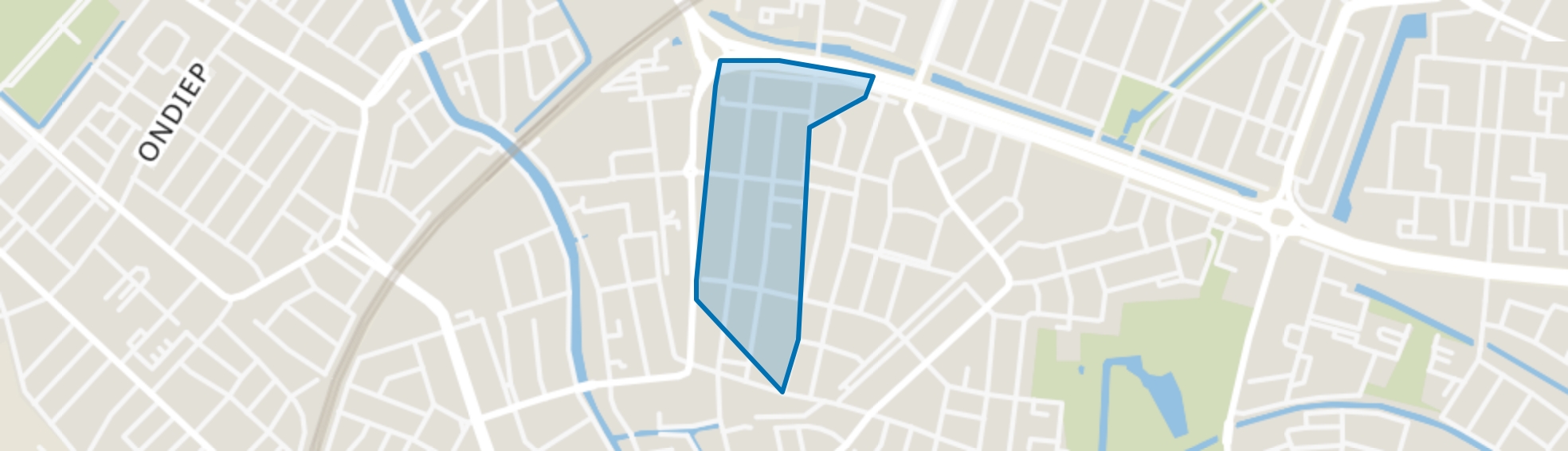 Staatsliedenbuurt, Utrecht map