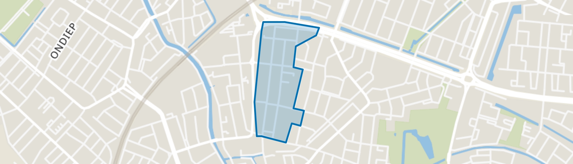 Staatsliedenbuurt, Utrecht map