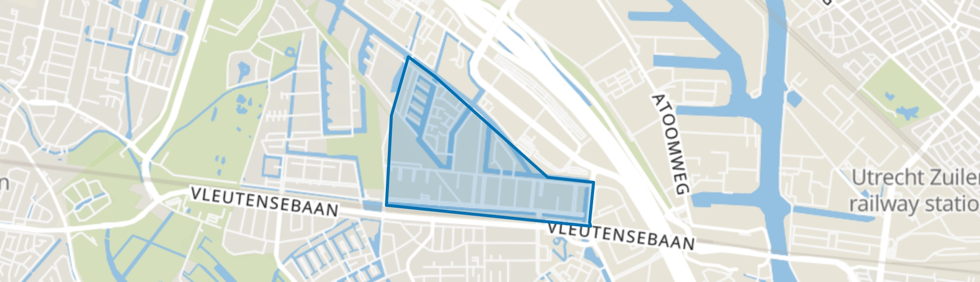 Terwijde-Oost, Utrecht map