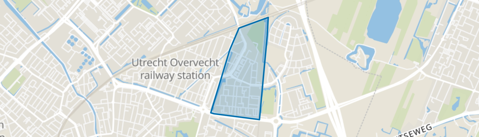 Tuindorp-Oost, Utrecht map