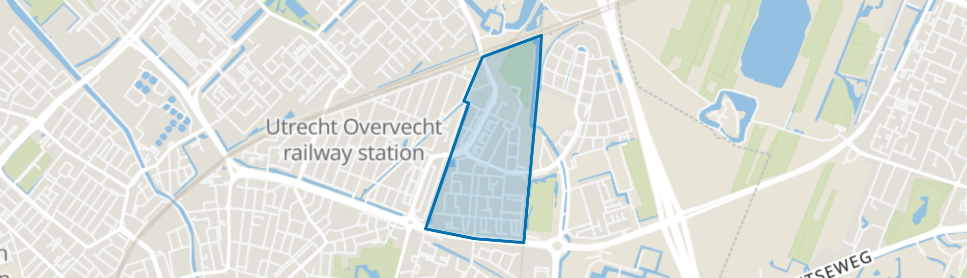 Tuindorp-Oost, Utrecht map