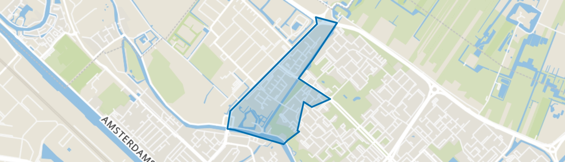 Vechtzoom-noord, Klopvaart, Utrecht map
