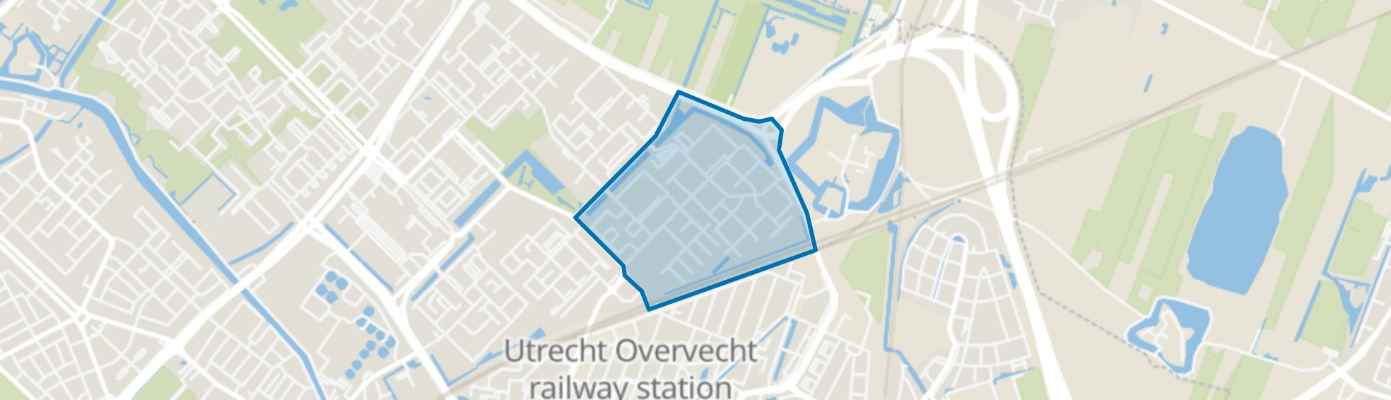 Wolga- en Donaudreef en omgeving, Utrecht map