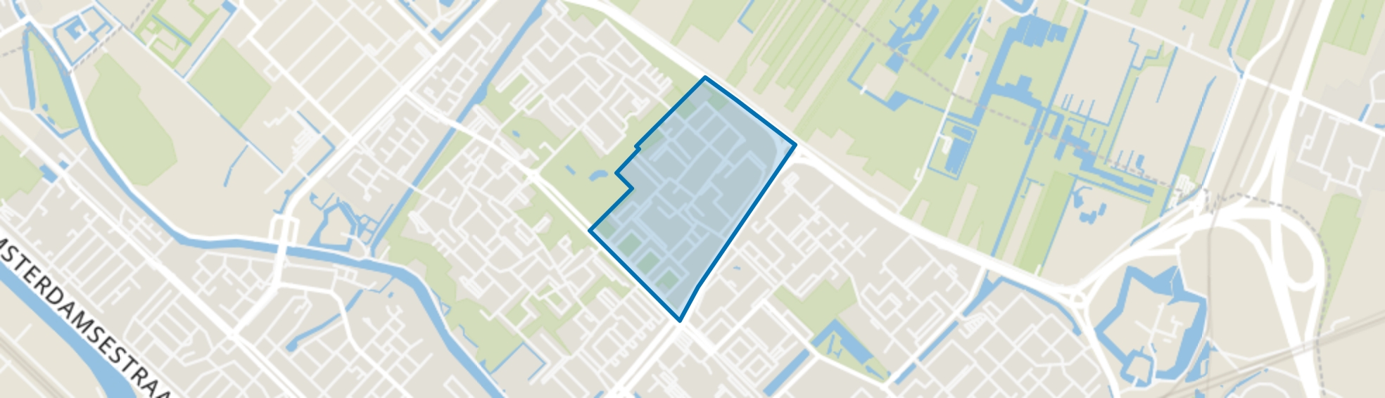 Zambesidreef en omgeving, Utrecht map