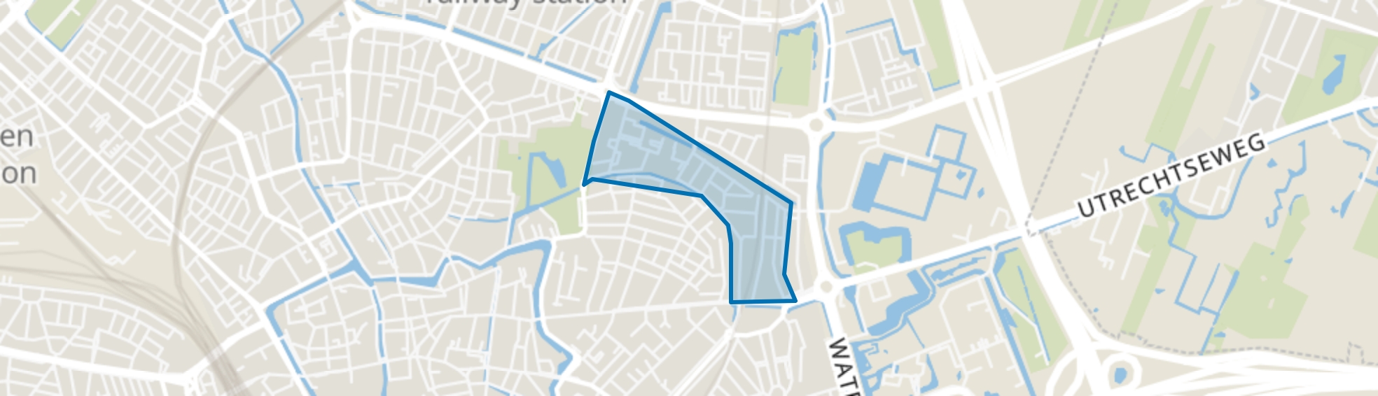 Zeeheldenbuurt, Hengeveldstraat en omgeving, Utrecht map
