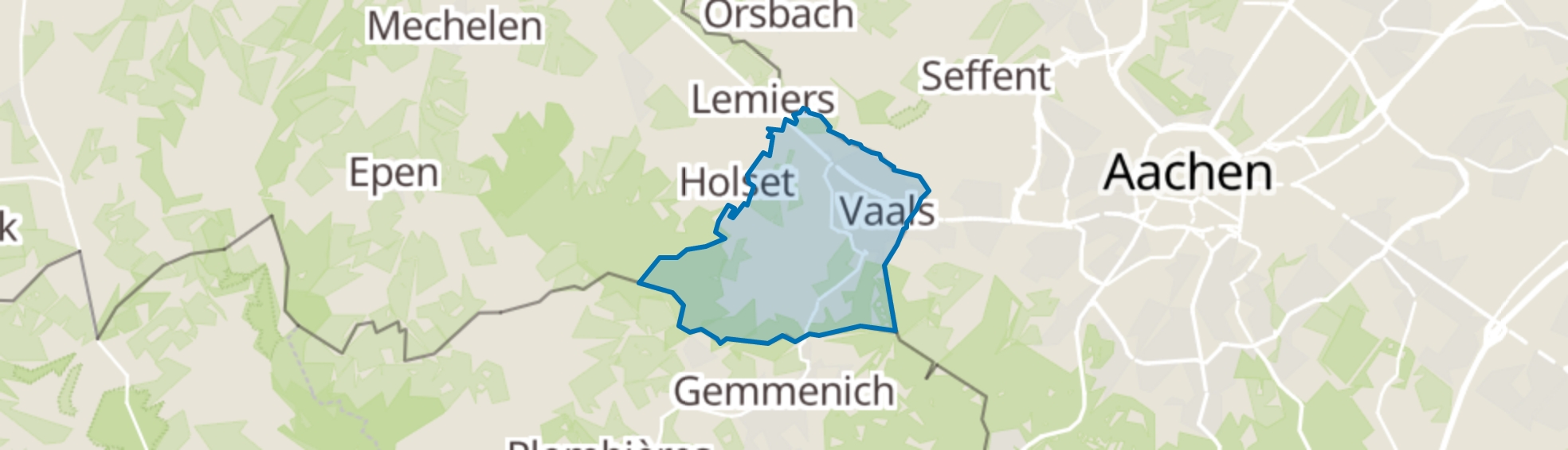 Vaals map