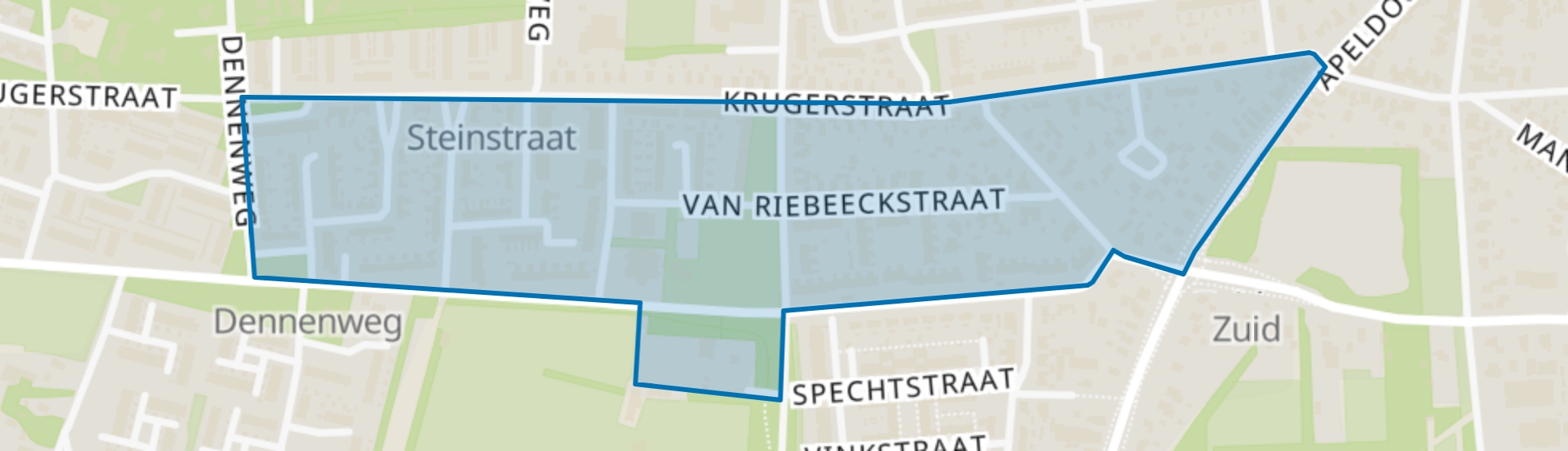 Woestijnweg, Vaassen map