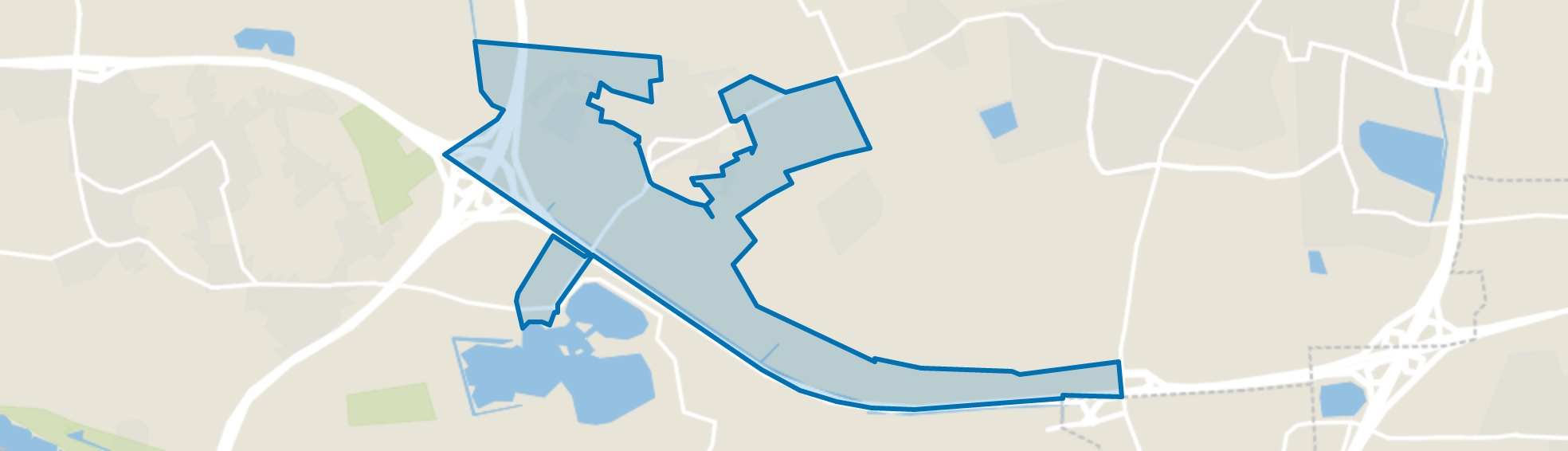 Buitengebied Valburg Zuid, Valburg map