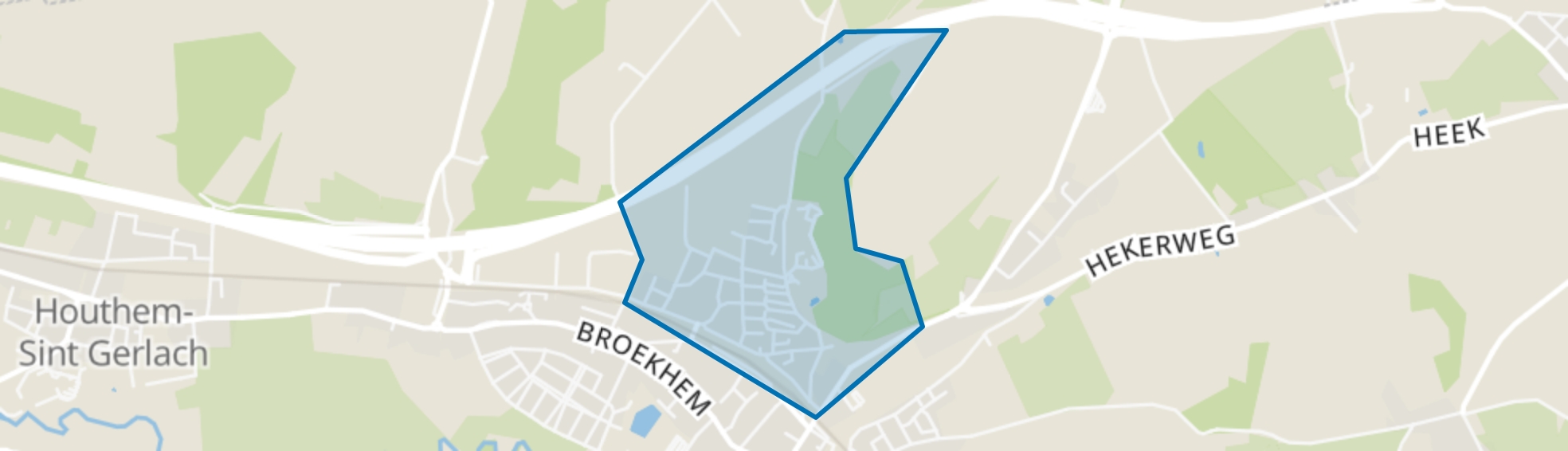 Broekhem Noord, Valkenburg (LI) map