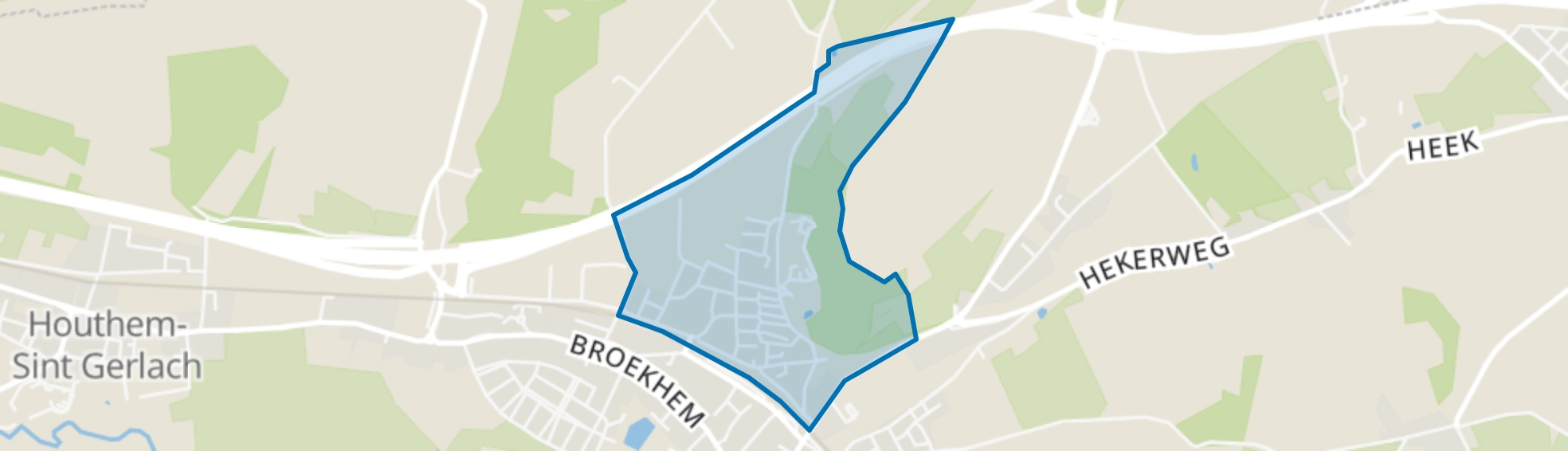 Broekhem Noord, Valkenburg (LI) map