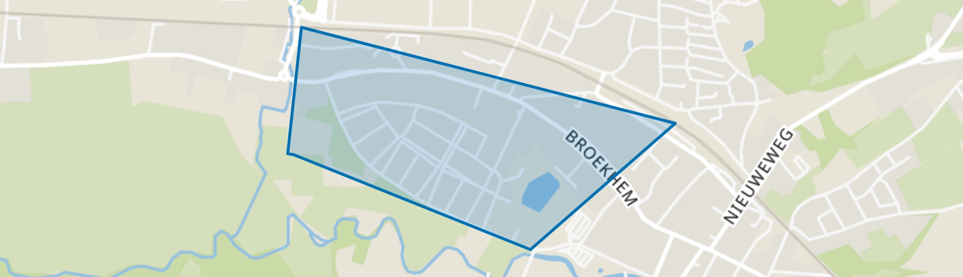 Broekhem Zuid, Valkenburg (LI) map