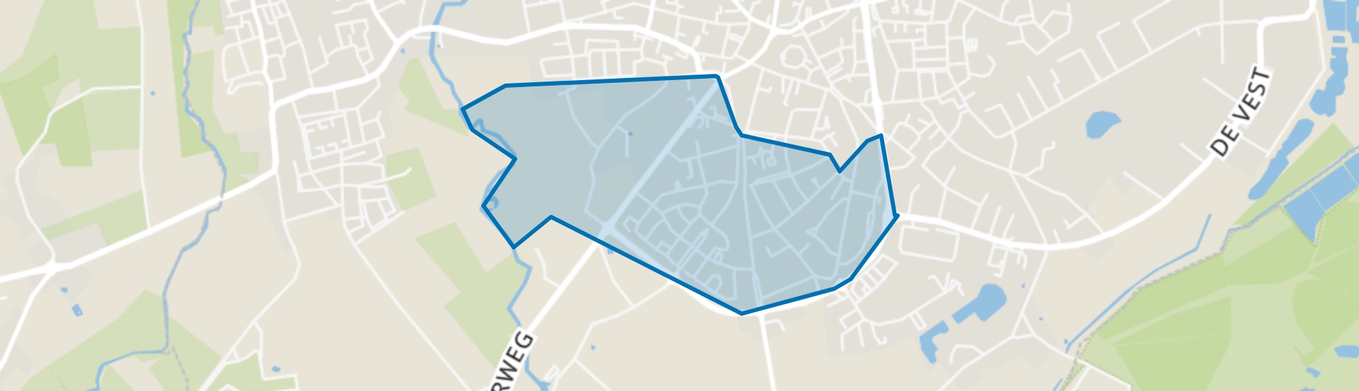 Hoge Akkers, Valkenswaard map