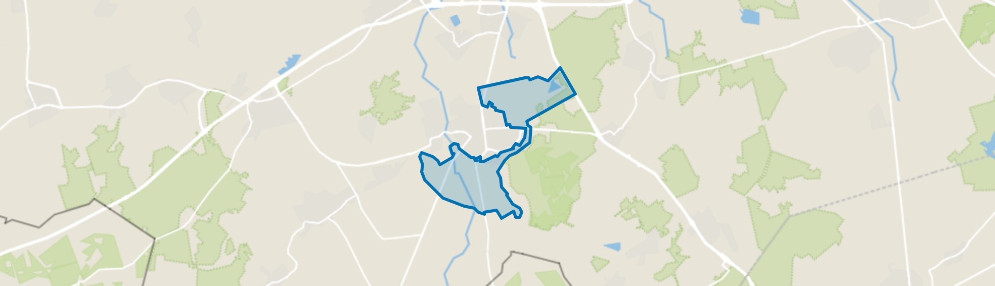 Turfbergse Heide & Nederheide, Valkenswaard map