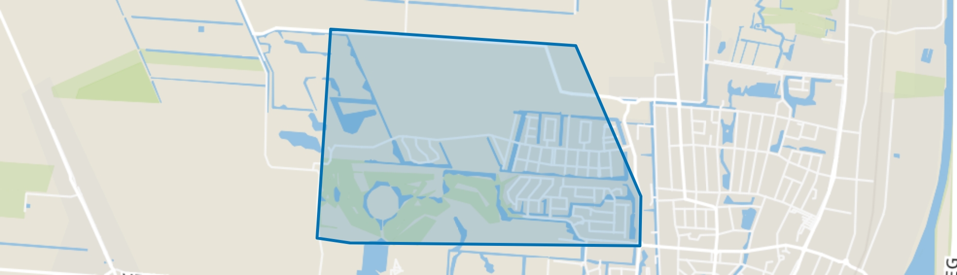 Buitenwoel, Veendam map