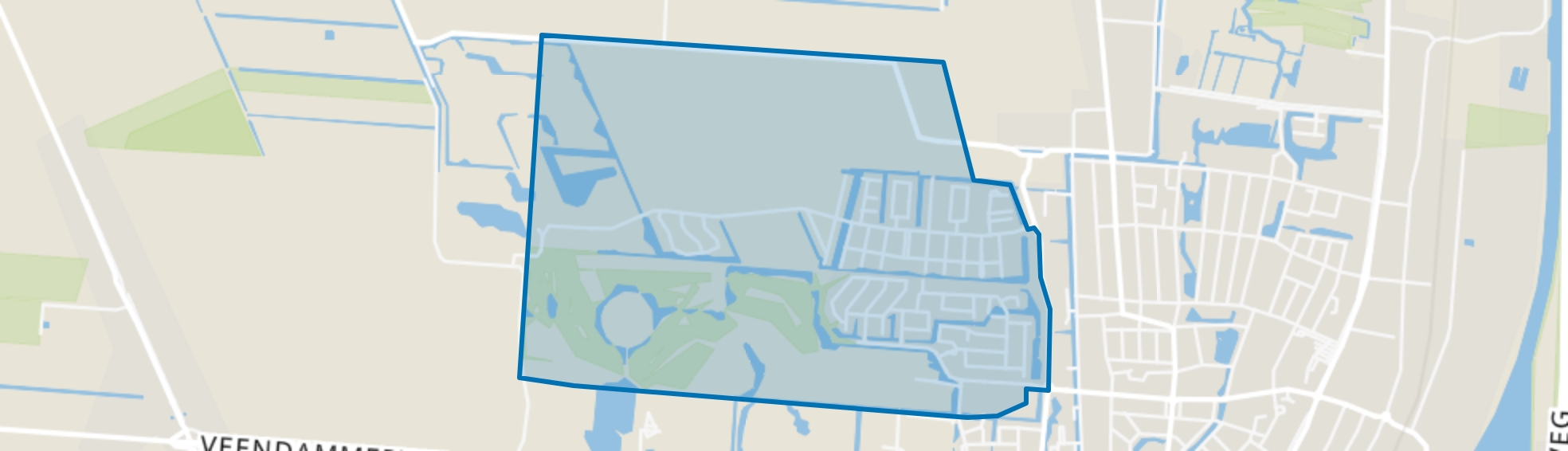 Buitenwoel, Veendam map