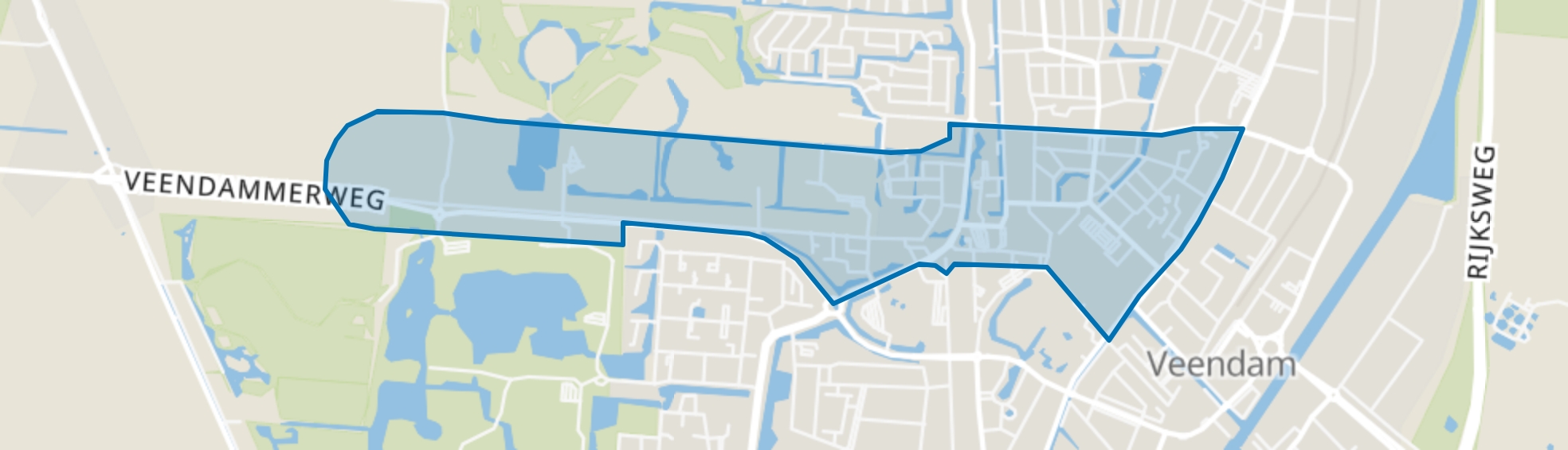 Veendam-Centrum, Veendam map