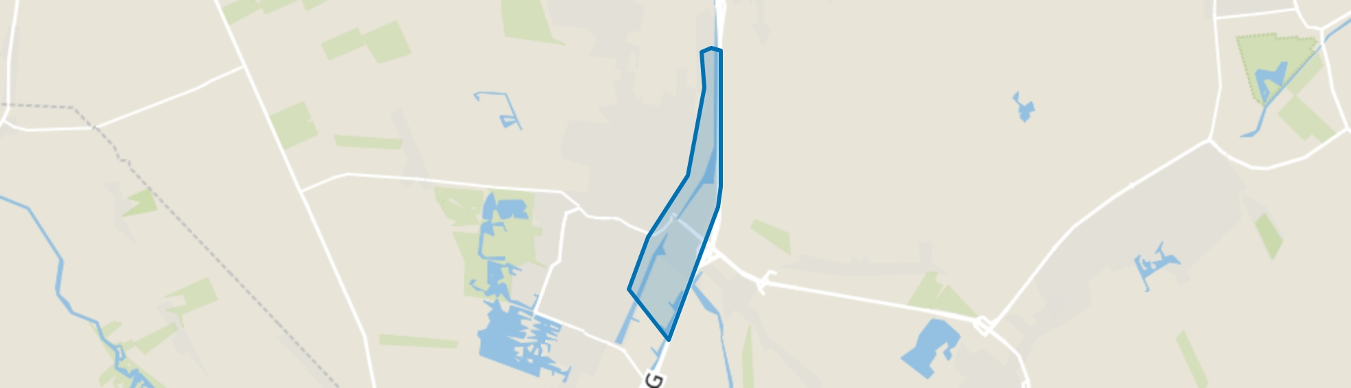 Veendam-industriegebied, Veendam map
