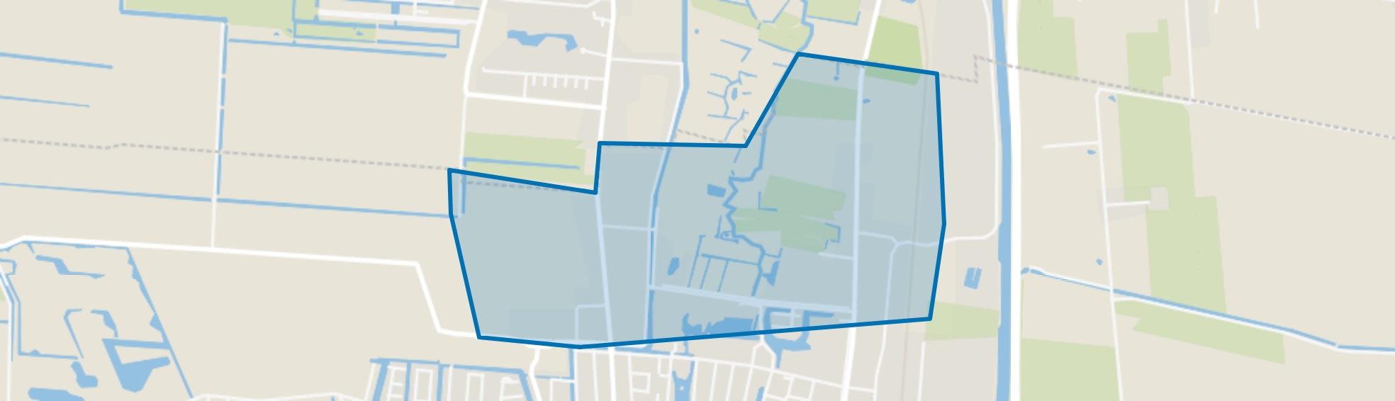 Veendam-Middenweg en omgeving, Veendam map