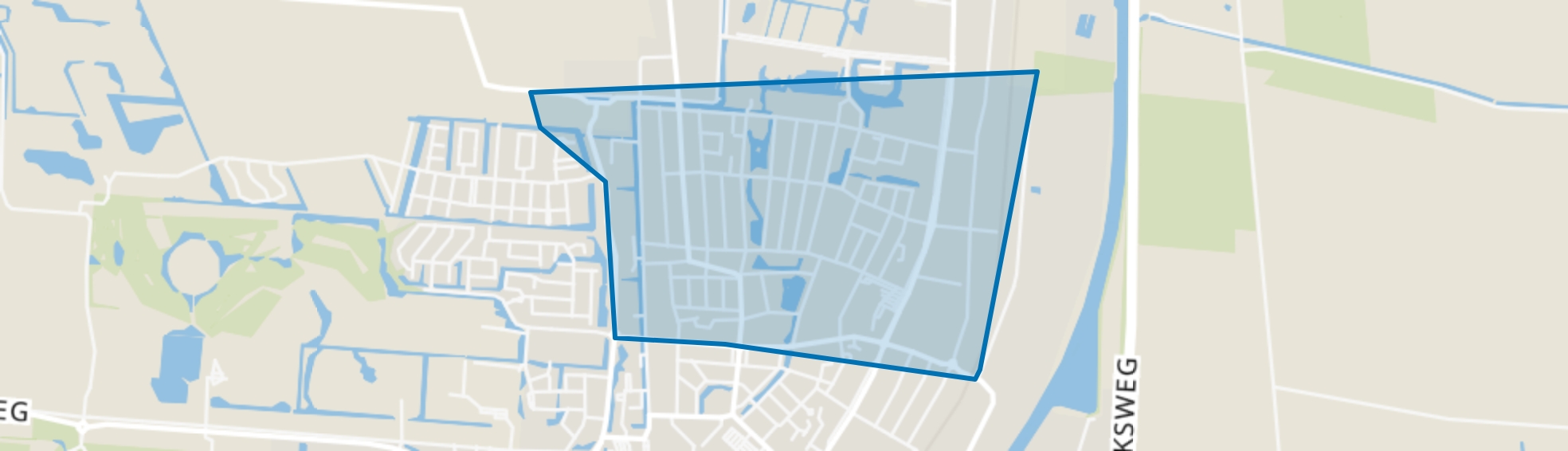 Veendam-Oude Ae, Veendam map