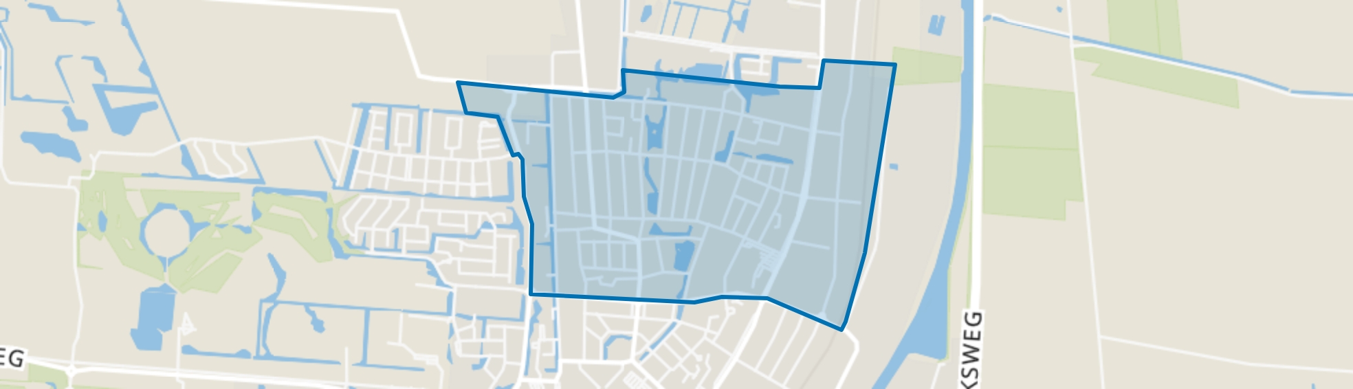 Veendam-Oude Ae, Veendam map