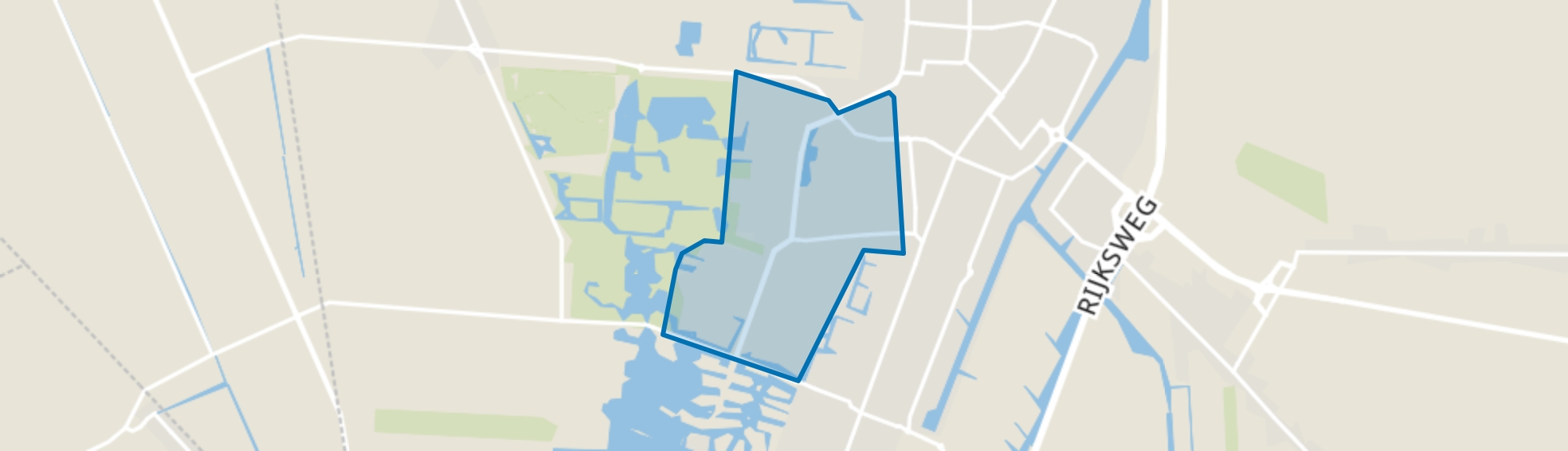 Veendam-Sorghvliet, Veendam map