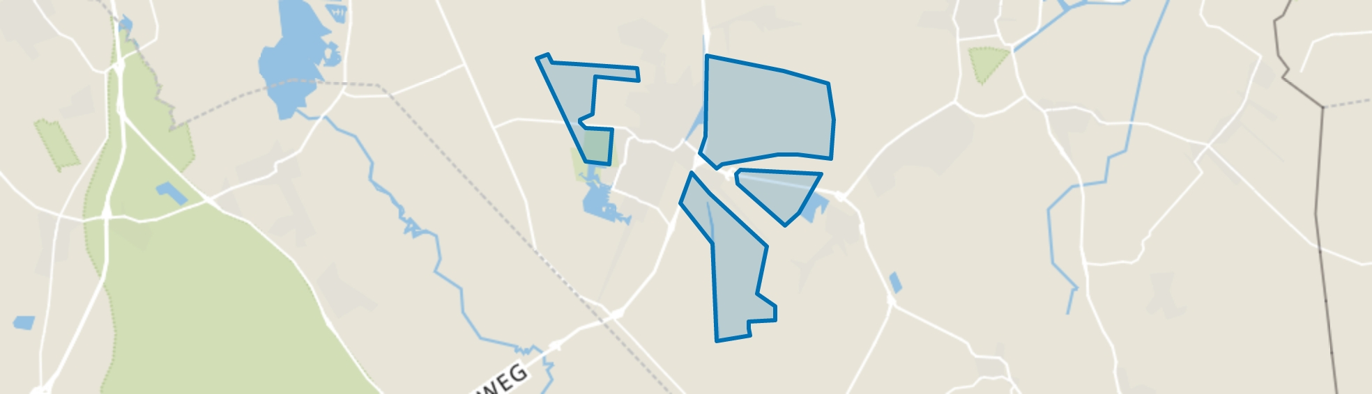 Verspreide huizen, Veendam map
