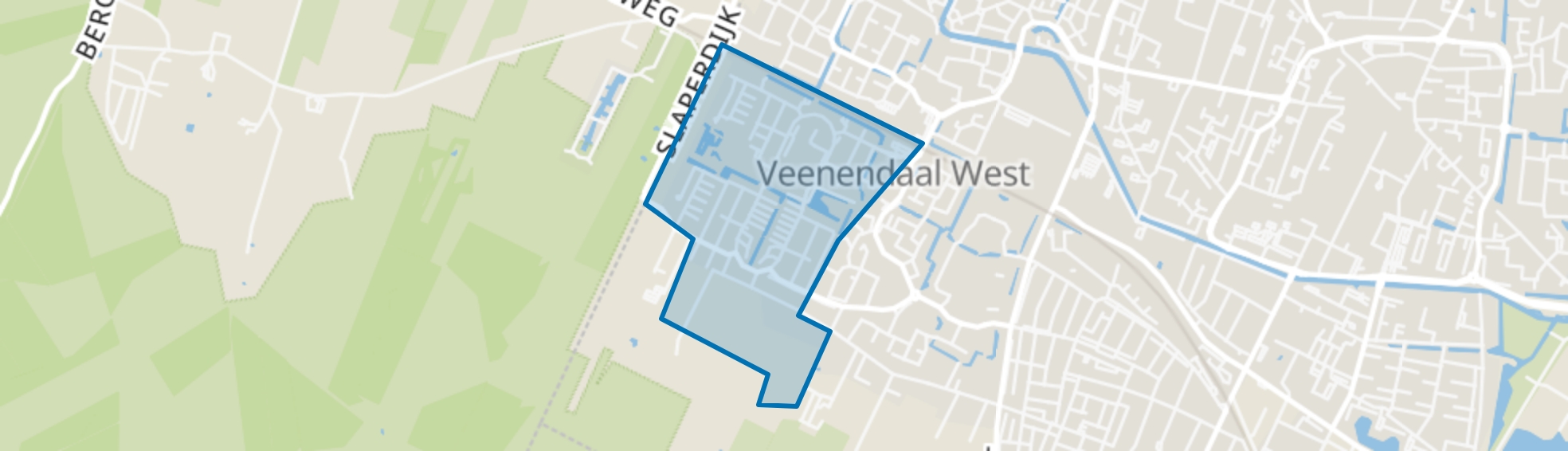 Dichtersbuurt, Veenendaal map