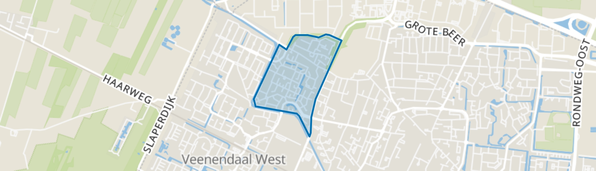 Pioniersbuurt, Veenendaal map