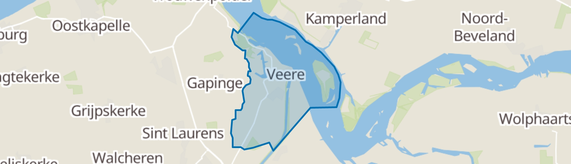 Veere map