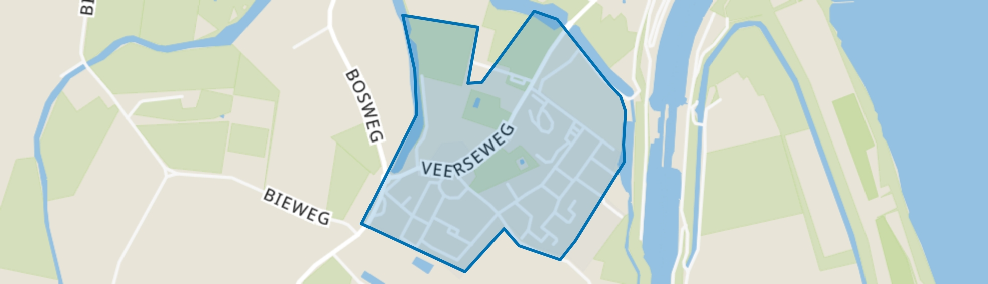 Zanddijk, Veere map