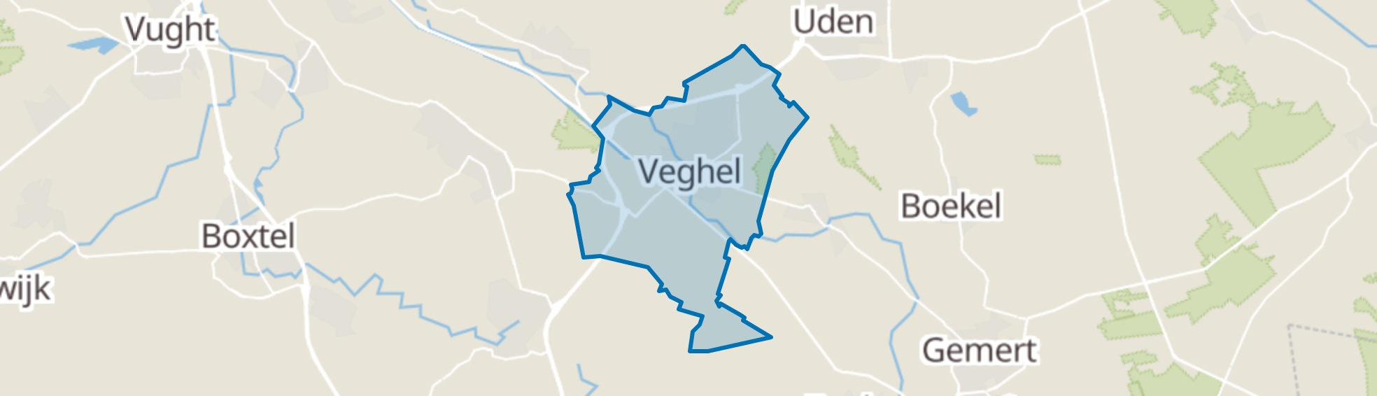 Veghel map