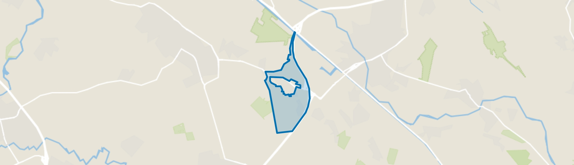 Buitengebied Eerde, Veghel map