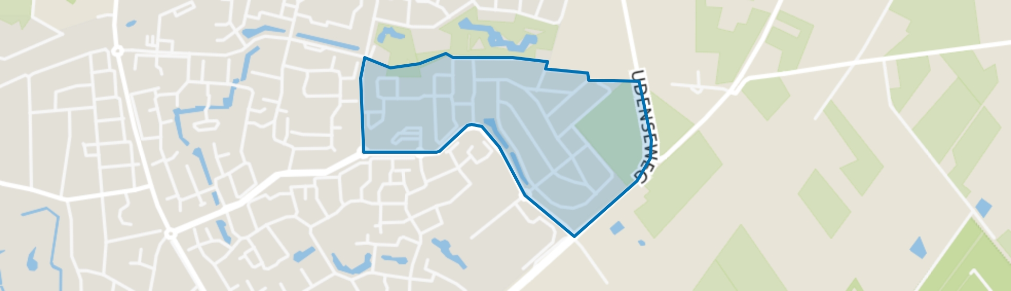 Bunderse Hoek Zuid, Veghel map