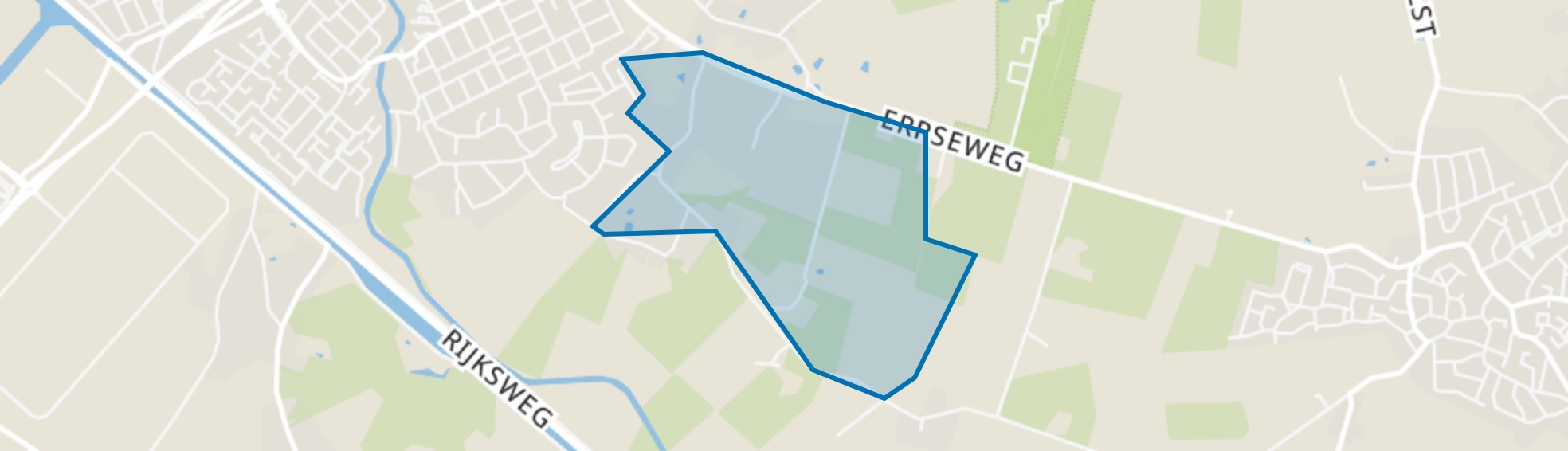 Erpseweg Zuid, Veghel map