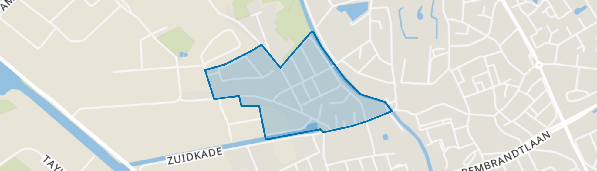 Oranjewijk en Dorsveld, Veghel map