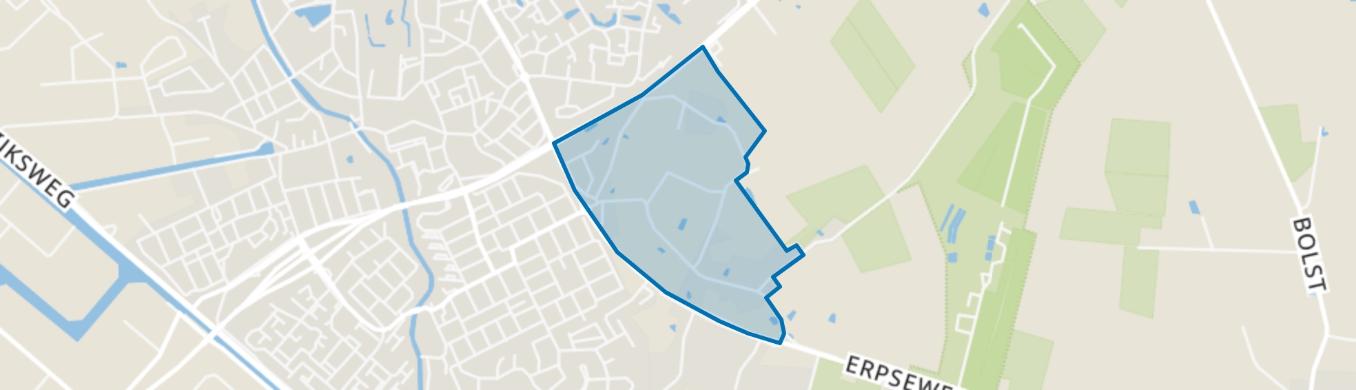 Oude ontginning, Veghel map