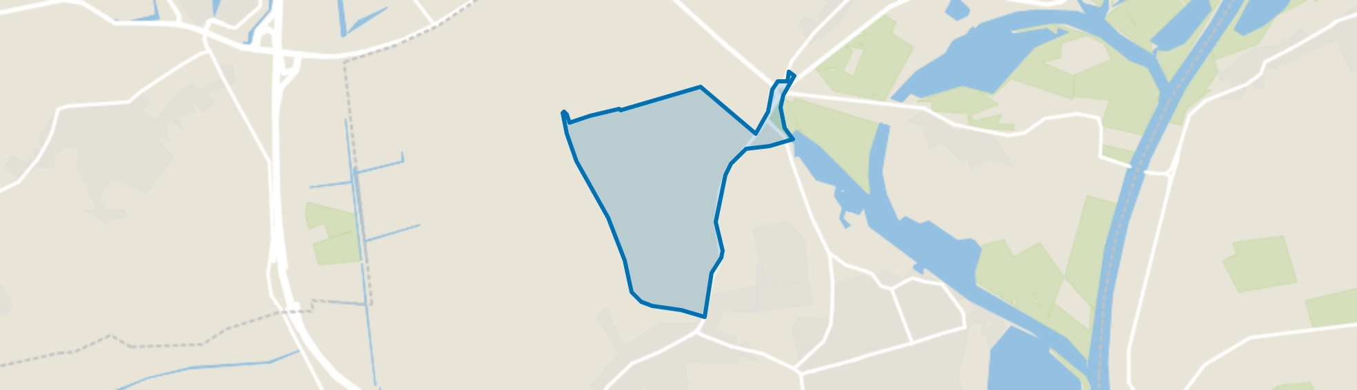 Verspreide huizen Noord Beemden, Velddriel map