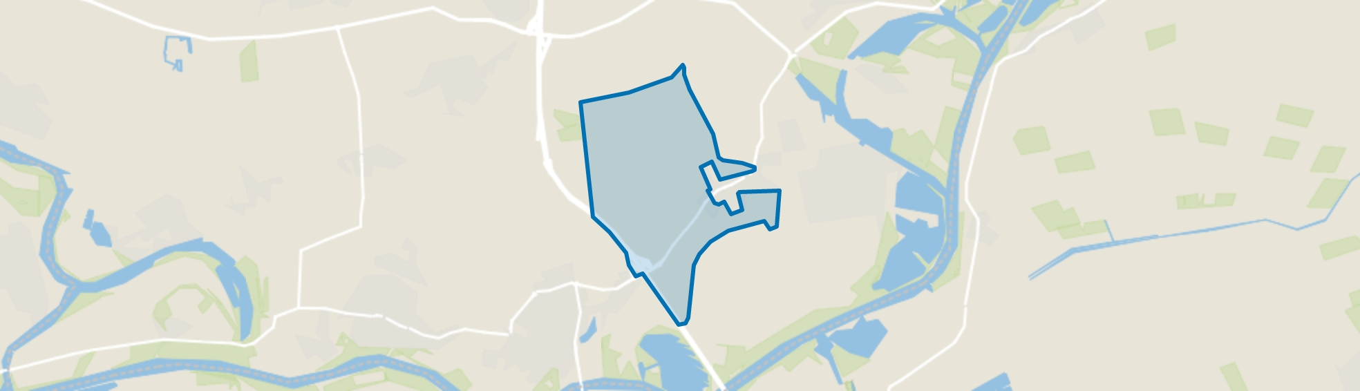 Verspreide huizen Velddriel, Vlierd en Beemden, Velddriel map