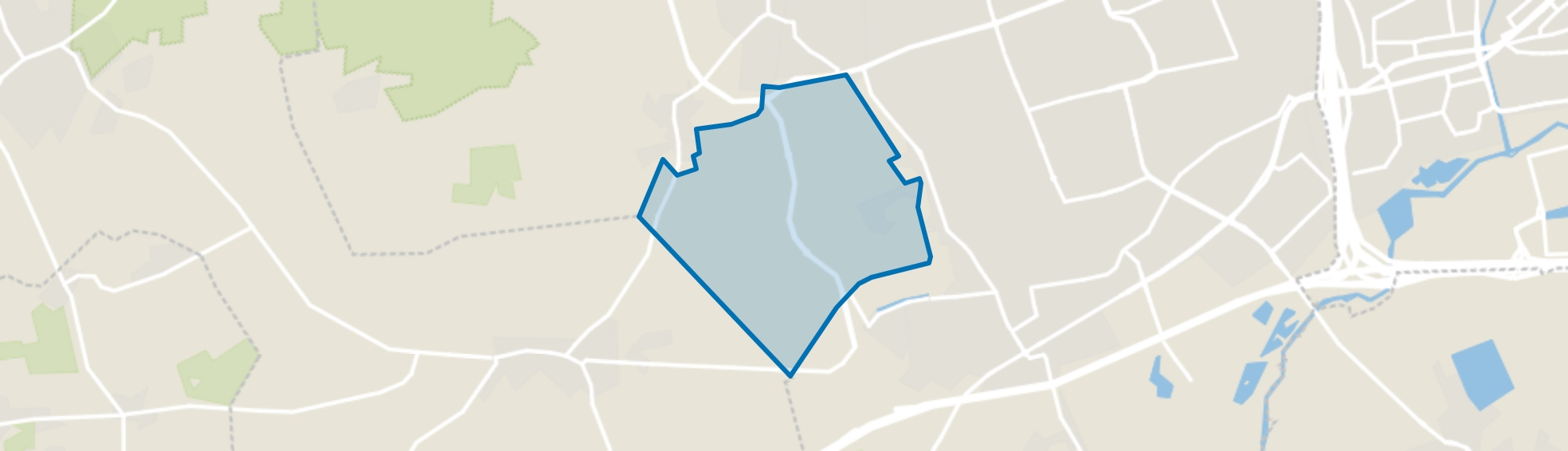 Verspreide huizen Zittard, Veldhoven map