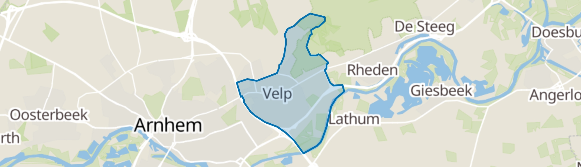 Velp (GE) map