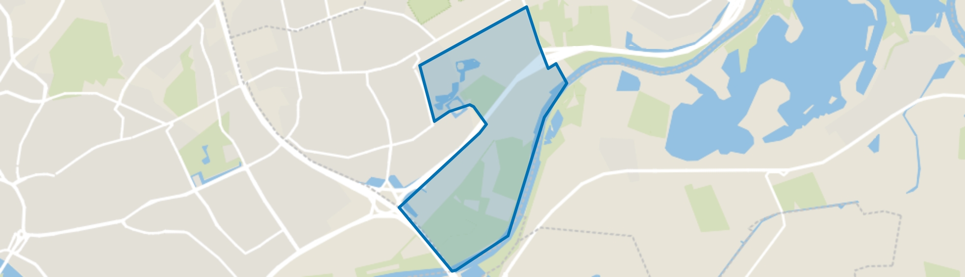 Verspreide huizen Velp-Zuidoost, Velp (GE) map
