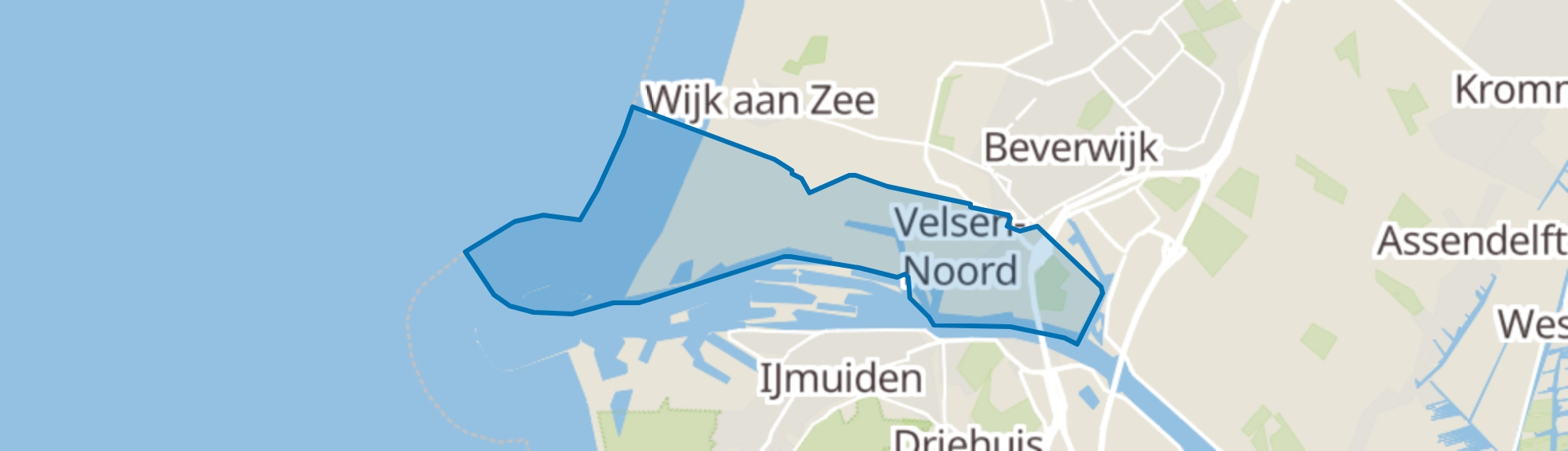 Velsen-Noord map