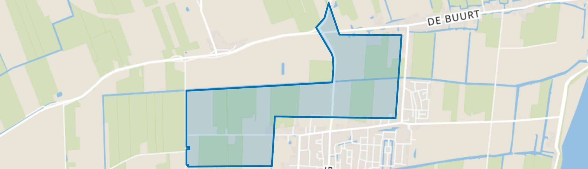 De Hout en Blokdijk venhuizen, Venhuizen map