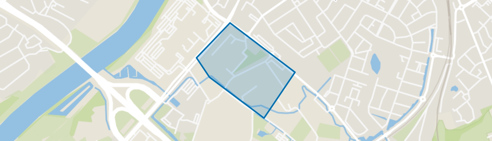 bedrijventerrein Hagerhof, Venlo map