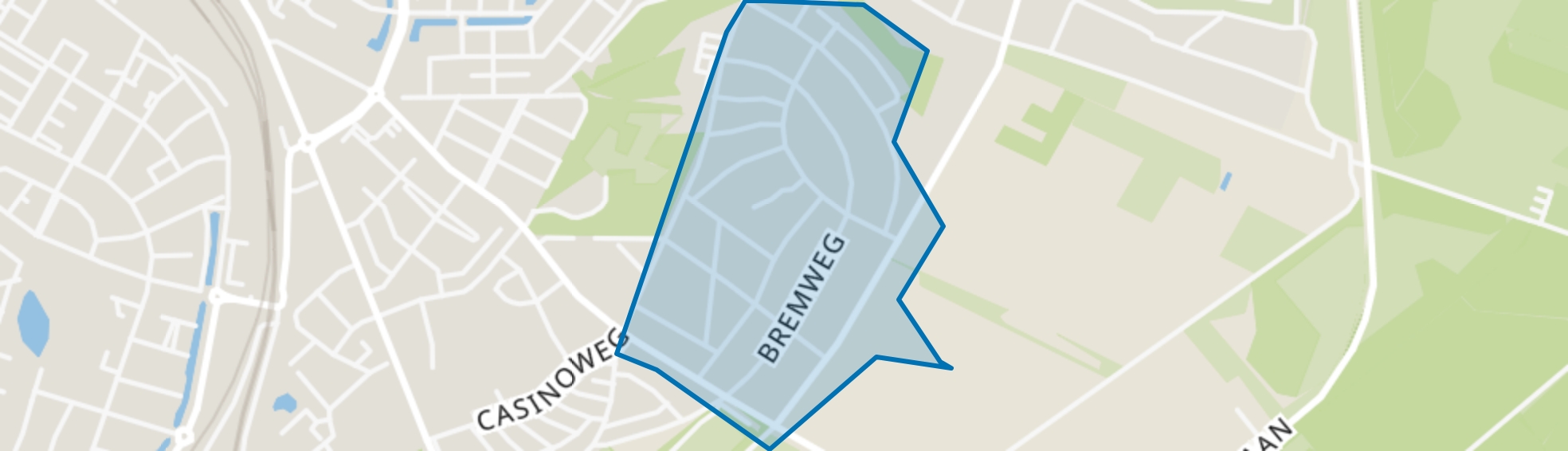 Bloemenbuurt, Venlo map