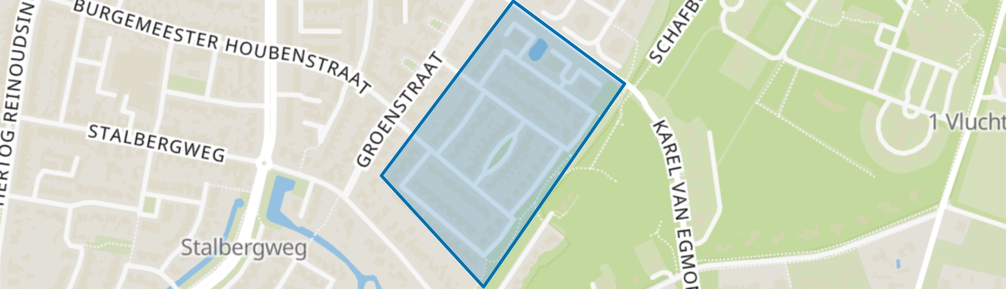 Groenstraat-Zuid, Venlo map