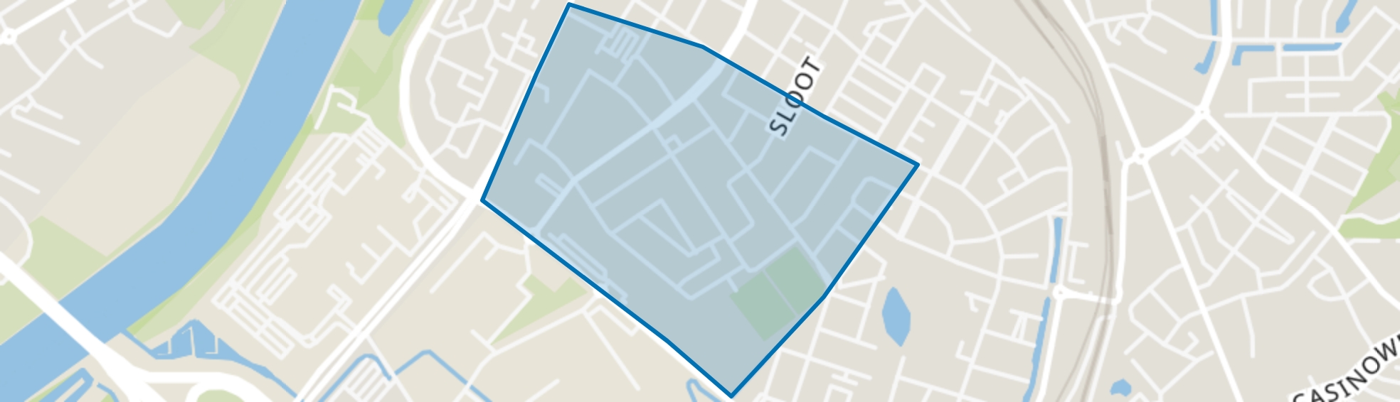 Hagerhof-oost, Venlo map